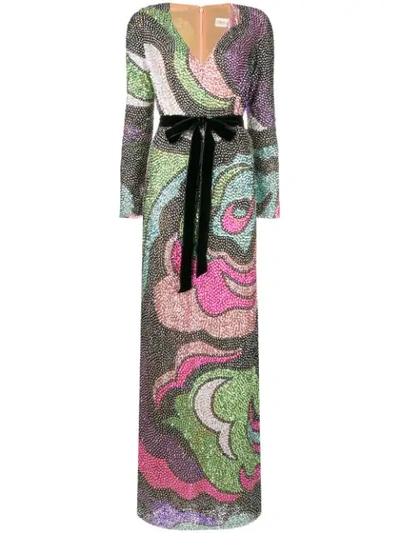 Emilio Pucci Multi-stone Embellished Gown - 多色 In Multicolour