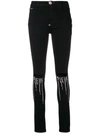 PHILIPP PLEIN PHILIPP PLEIN HIGH WAIST JEGGINGS - BLACK