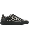 PHILIPP PLEIN STUDDED LOW-TOP SNEAKERS