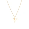 FEATHER+STONE Gold Hummingbird Necklace