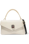 GUCCI Thiara embellished printed leather shoulder bag