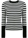 ATM ANTHONY THOMAS MELILLO ATM ANTHONY THOMAS MELILLO STRIPED JUMPER - BLACK