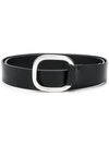 Dsquared2 Squared Buckle Belt In Black