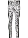HAIDER ACKERMANN PRINTED CONTRAST PANEL TROUSERS