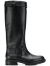 Ash Wampas Black Gun Studs Boots In Black