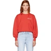 RAG & BONE RAG AND BONE RED HELLO SWEATSHIRT