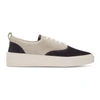 FEAR OF GOD FEAR OF GOD BLACK AND GREY SUEDE SNEAKERS