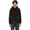 MONCLER BLACK MAGLIA DOWN-FILLED HOODIE