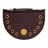 SEE BY CHLOÉ SEE BY CHLOE BURGUNDY KRISS COIN POUCH