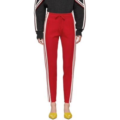 Isabel Marant Étoile Isabel Marant Etoile Dario Pant In Stripes,red,white In 70rd Red
