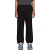 BALENCIAGA BALENCIAGA BLACK LOGO LOUNGE PANTS