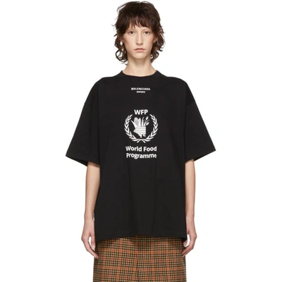 Balenciaga World Food Programme T-shirt In Nero/bianco