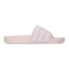 Adidas Originals Adilette Slider Sandals In Pink - Pink