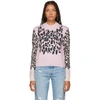 Kenzo Leopard-print Wool Pullover Sweater In Sand