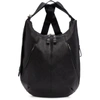 MASTER-PIECE CO MASTER-PIECE CO BLACK LEATHER WISPY BACKPACK