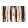 ISABEL MARANT ISABEL MARANT RED AND WHITE KASSY FRENCH TOUCH SHAWL