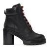 MARC JACOBS MARC JACOBS BLACK CROSBY HIKING BOOTS