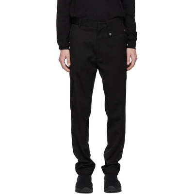 Cmmn Swdn Plaid Trousers In Black