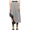 LOEWE Black & White Asymmetric Skirt