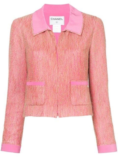 Pre-owned Chanel Vintage 古着短款夹克 - 粉色 In Pink