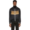 VERSACE VERSACE BLACK STATUES ZIP-UP JACKET