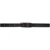 BORIS BIDJAN SABERI BORIS BIDJAN SABERI BLACK LEATHER IRON BUCKLE BELT