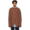 GUCCI GUCCI RED CHECK WOOL JACKET