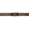 FENDI BROWN 'FOREVER FENDI' BELT