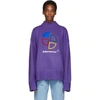 ADER ERROR ADER ERROR PURPLE SLICE LOGO jumper