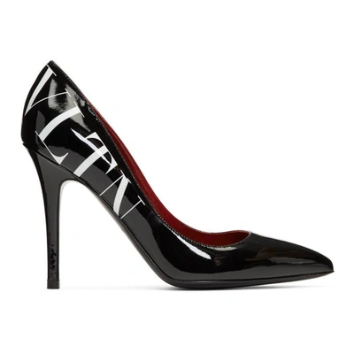 Valentino Garavani Vltn Logo Pointy Toe Pump In Black