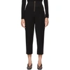 CARVEN CARVEN BLACK HIGH-WAISTED TROUSERS