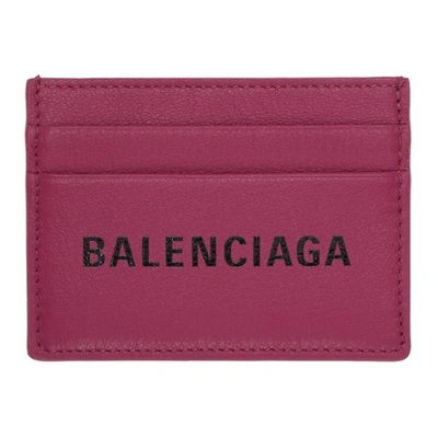 Balenciaga 粉色 Everyday 徽标卡包 In 5760 Rose