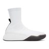 STELLA MCCARTNEY SSENSE Exclusive White Loop Sock Sneakers