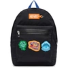 KENZO KENZO BLACK ICON PATCH BACKPACK