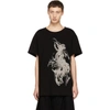 Yohji Yamamoto Naked Woman Print Cotton T Shirt In Black