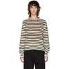 TRICOT COMME DES GARCONS TRICOT COMME DES GARCONS BLACK AND WHITE STRIPED KNIT SWEATER