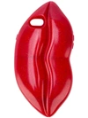 Stella Mccartney Lips Iphone 7 Case - Red In Red
