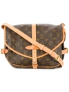 LOUIS VUITTON LOUIS VUITTON VINTAGE SAUMUR 30 MONOGRAM SHOULDER BAG - BROWN