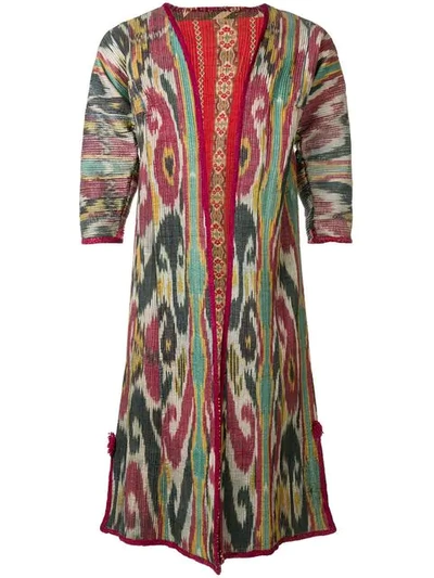 Pre-owned A.n.g.e.l.o. Vintage Cult Uzbekistan Tunic In Multicolour