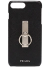 PRADA black keyring iPhone 8 Plus case