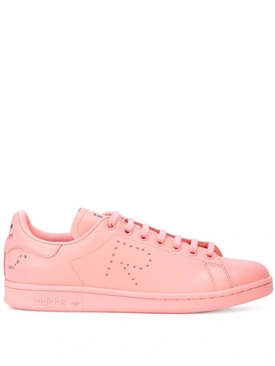 Adidas Originals Adidas By Raf Simons Pink X Raf Simons Stan Smith Leather Trainers