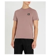 Stone Island Logo-print Cotton-jersey T-shirt In Rose Quartz