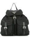 PRADA PRADA VINTAGE PRADA BACKPACK - BLACK