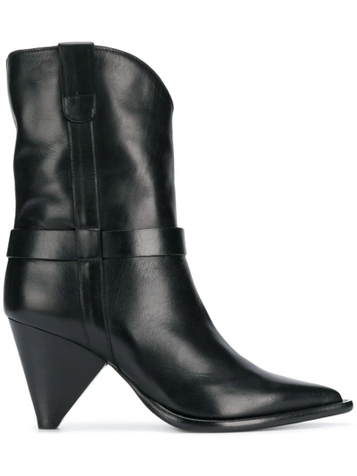 Aldo Castagna Pointed Ankle Boots - 黑色 In Black