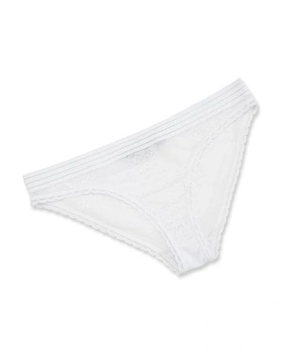 Stella Mccartney Stella Lace Seamless Bikini Briefs In White