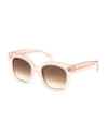 Celine Square Gradient Acetate Sunglasses In Pink Pattern