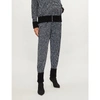 ALESSANDRA RICH METALLIC AND SEQUIN-KNIT CASHMERE-BLEND JOGGING BOTTOMS