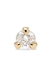 STONE AND STRAND Teeny 14-karat gold diamond earring