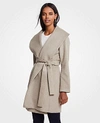 ANN TAYLOR SHAWL COLLAR WRAP COAT,473013