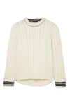 RAG & BONE BRIGHTON CABLE-KNIT WOOL SWEATER